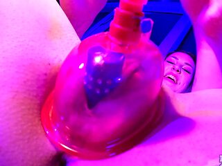 Sam's massive melons tease with pleasure toys; a h...