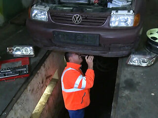 Tattooed German blonde amateur gets fucked hard by horn...