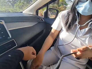 Filipina Nurse Carl Cruz Gets Risky Public Creampie - P...