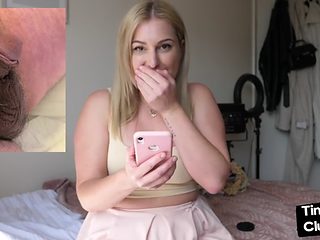 Solo SPH big tits dominatrix talks bad about losers