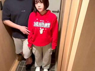 Japanese GF Momoka &amp; Nono Fuck at Front Door After ...