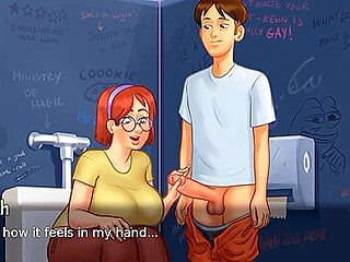 Car Toon - Looker Room Fun With Class Mate Summertime S...