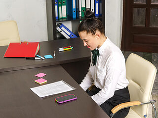 Hot girl looks strict but ends up being a legit whore