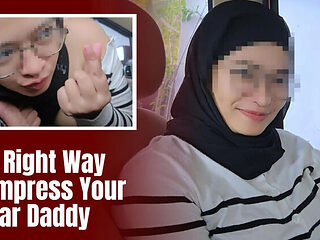 Hijab Indonesian Teen Minokiiko Sucks Sugar Daddy in Ca...