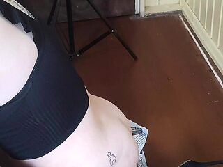 Hot Blonde Stepmom Big Ass in High Heels Face Sitting R...