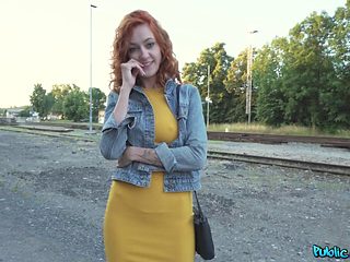 Picked up Kink slutty redhead and fucked her in public ...