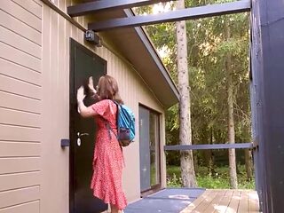 Hiking grandma goes on a pussy adventure with a young cock