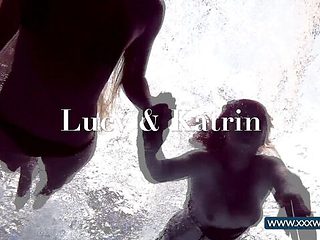 Underwater Show featuring Katrin&#039;s bikini sex
