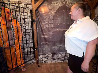 Governess Domination: Piggy Slave Humiliated in Dungeon...