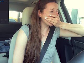 Starbucks Drive Thru Orgasm: Lush Toy Control Makes Tee...