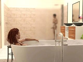 Stepbrother&#039;s Wife Jennifer Caught Masturbating in...