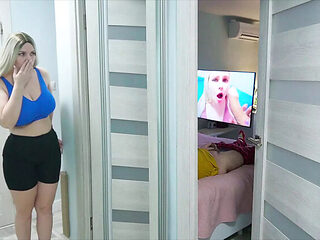 Stepdad Caught by Busty Blonde Stepdaughter - Homemade ...