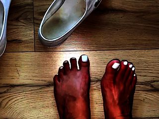 Black Amateur Explore Hot Foot Fetish