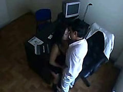 Indian secretary fucking with her boss in Office Hidden Cam SEX