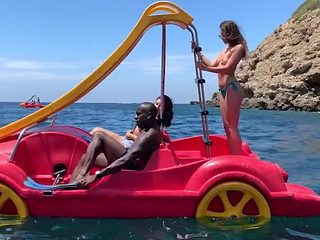 Depraved French sluts smash heavy dicks in wild cruises...