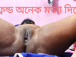 Desi Friend Deep Throat Rough Sex Alone in House - Clea...