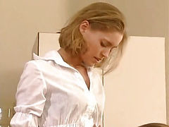 Hot office lesbians thrusting bananas and cucumbers (Try something different Free)