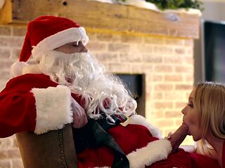 Nikole Nash and Silvia Saige share santa&rsquo;s cock in a ...