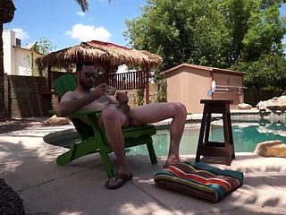 Solo masturbation and gay climax