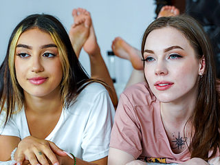 Peter Green, Violet Gems &amp; Venus Vixen in a threeso...