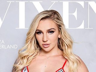 Kendra Sunderland&#039;s blonde porn by Vixen