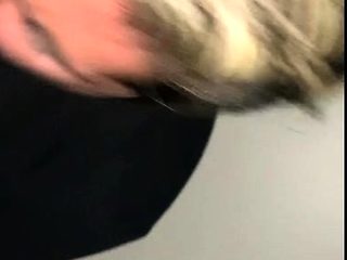 Amateur Blonde Blowjob handjob and cumshot