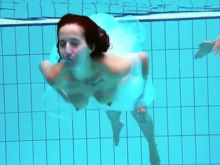 Pool clip with graceful bunny from Underwater Show