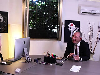 Brunette Maid Threesome DP with Big Cock - Poolside Ana...