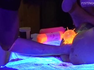 Anal Toys - Blacklight Anal Play Fisting And Toying By ...