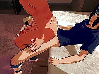 Naruto Yaoi - Naruto Enjoys Riding Sasukes Big Dick Wit...