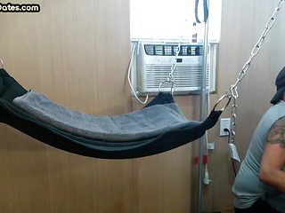 Sling amateur DILF assdrilled at home by cocksucked BF