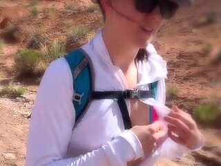 Flashing Tits in Wild Kyrgyzstan Mountains - Bold, Topl...