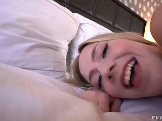 Puts On Her Best Lingerie And Mick Rubs Her Ass With Oi...