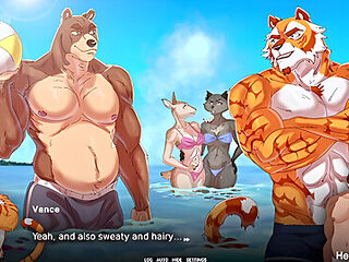 Car Toon In (gay) Big Beach Bodies! Furry Shades Of Gay...