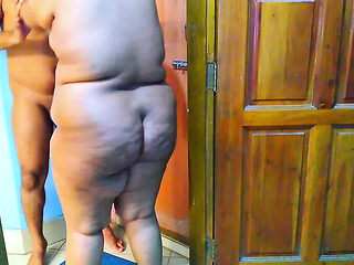 BBW Cousin Aria Mia Naked In My Room - I Help Her By De...