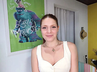 Mira Love Takes 4 Cumshots on Face &amp; Mouth - Blowjo...