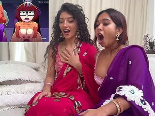 Petite Desis Miaz and Jasminx React to Cartoon Mystery ...