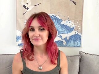 Tape bondage for a skinny redhead who wants REAL savagery