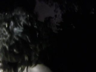 Lesbians Have Fun Outdoor In Night - LezdomAustria