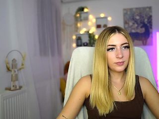 Busty petite teen blonde webcam solo show