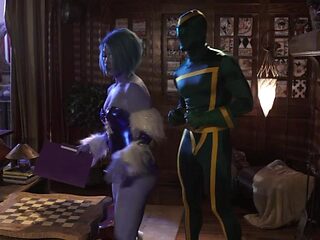 Wonder Woman XXX Scene 2: Big Tits, Blowjob  Babe Porn