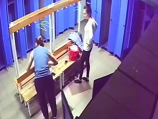 Redhead girlfriend caught on hidden cam