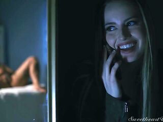 Girls Kissing Girls Midnight Erotic Scene 3 - Blonde Pe...