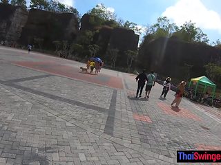 Horny amateur couple vacation to Bali where they had se...