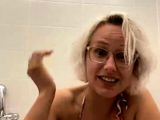 Big boobs milf masturbates with her dildo