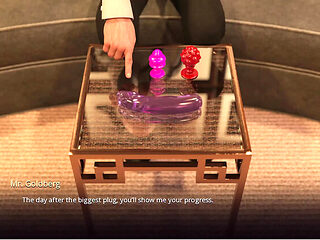 Village Slut Anal Training: Lilly Takes All Size Butplu...