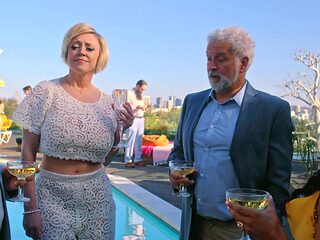 A mature blonde beauty with big tits gets fucked hard b...