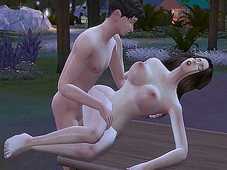 Fucking In The Forest With A Hot Girl
