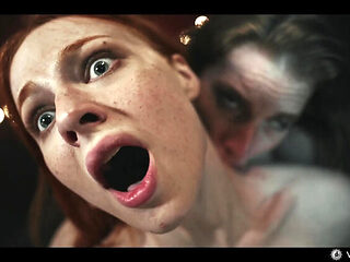 Lesbian Vampire Fight: Redhead Octavia Red Surrenders H...