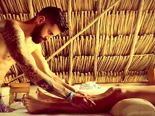a massage with a happy ending on the beach